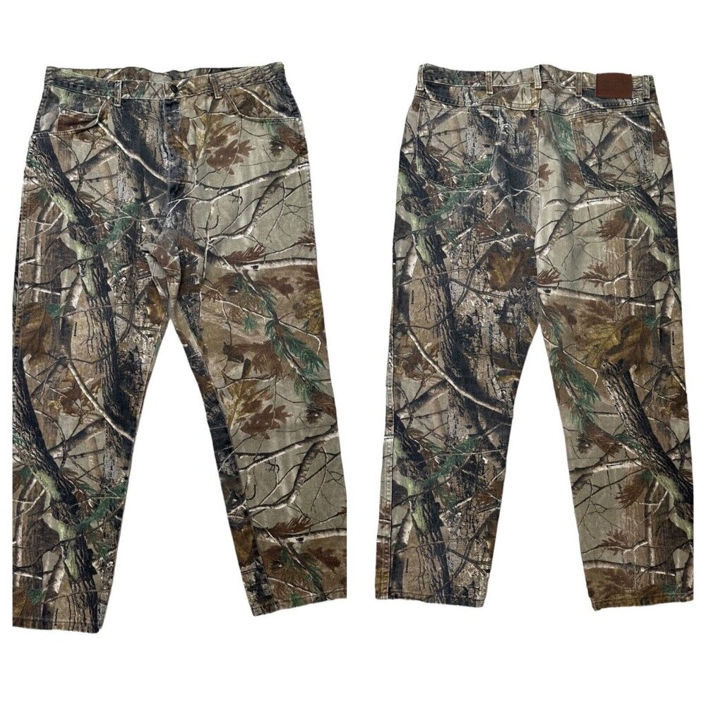 Wrangler Pro Gear Camo Jeans Mens 40x32(Fit Like a 38x32)